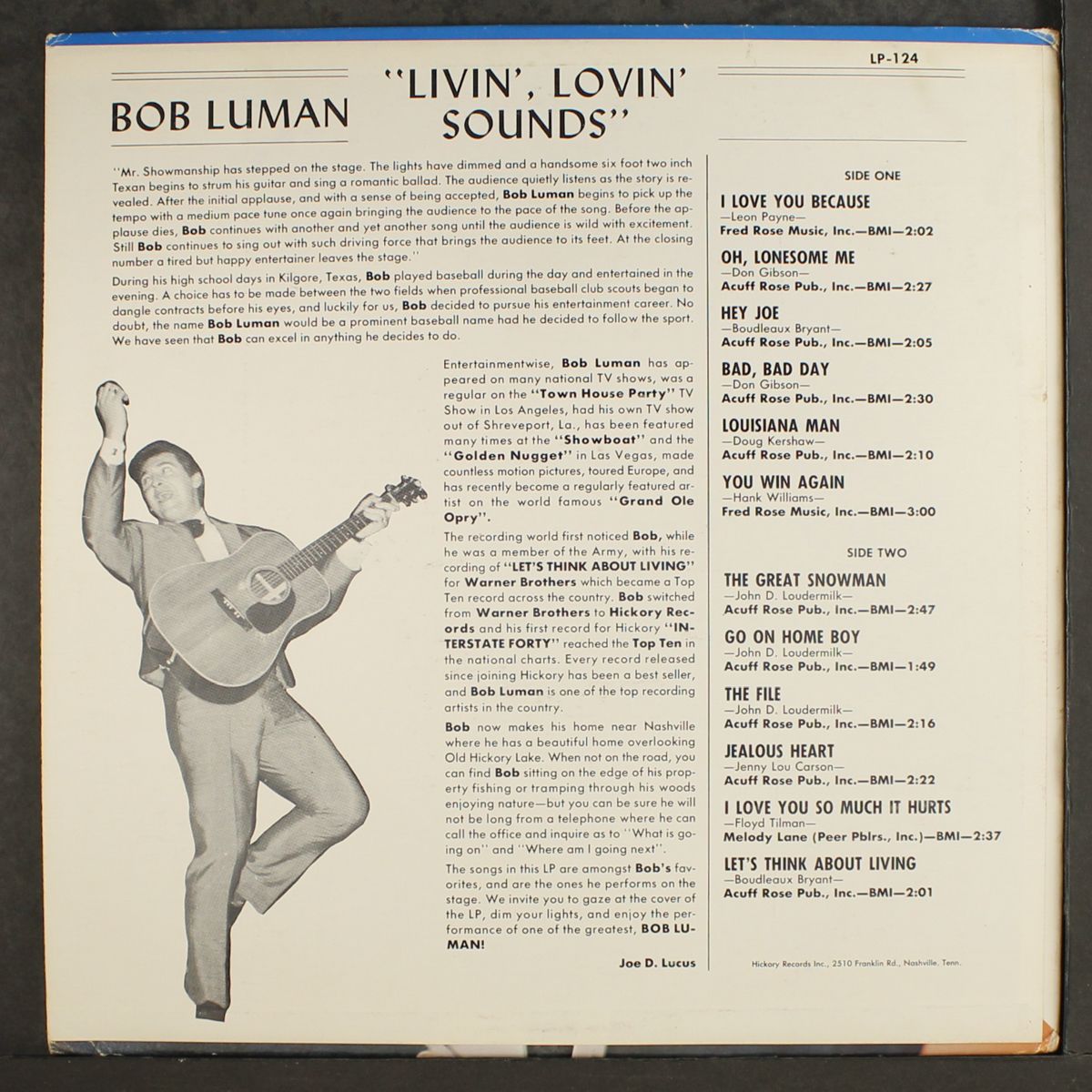 livin', lovin' sounds by BOB LUMAN