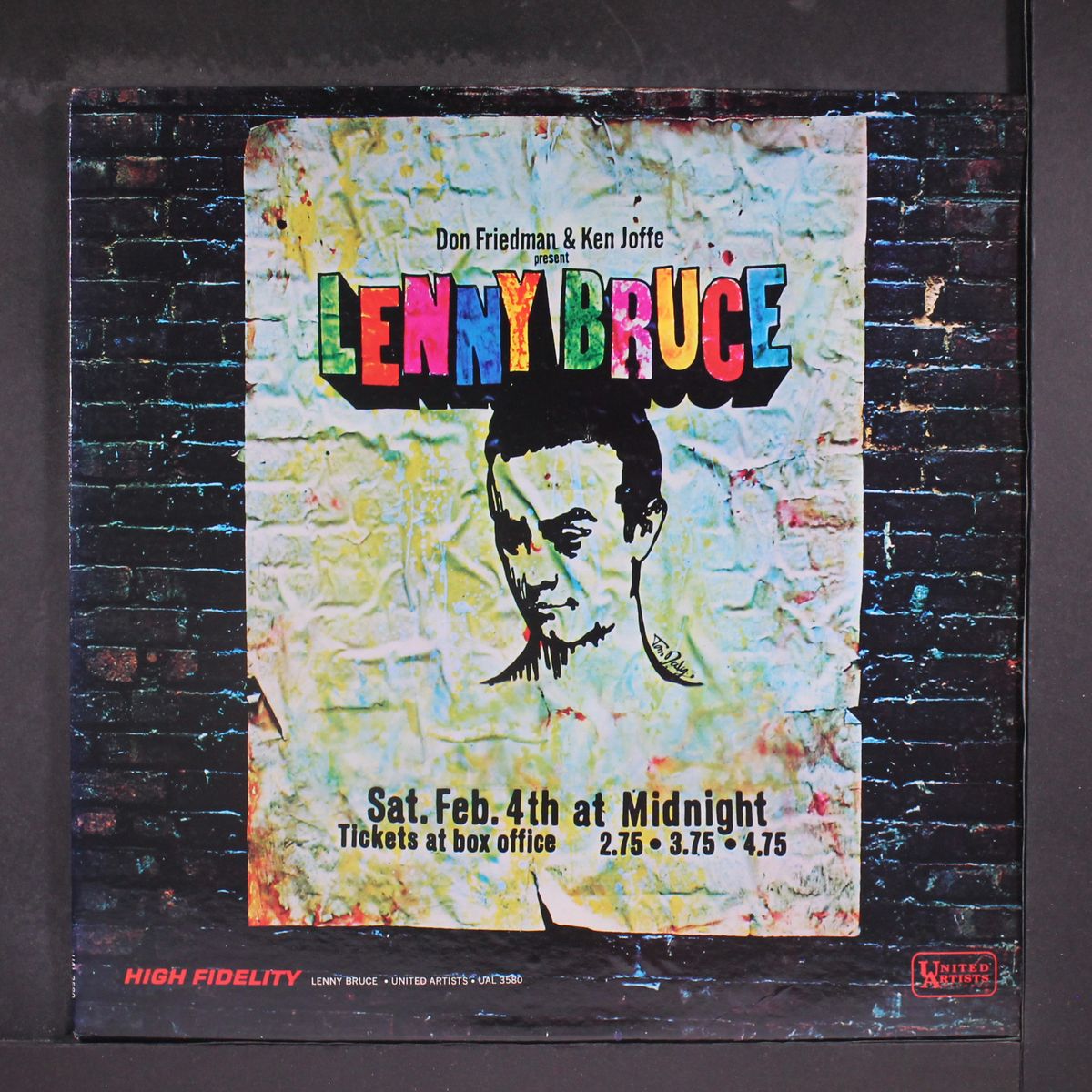 in concert by LENNY BRUCE