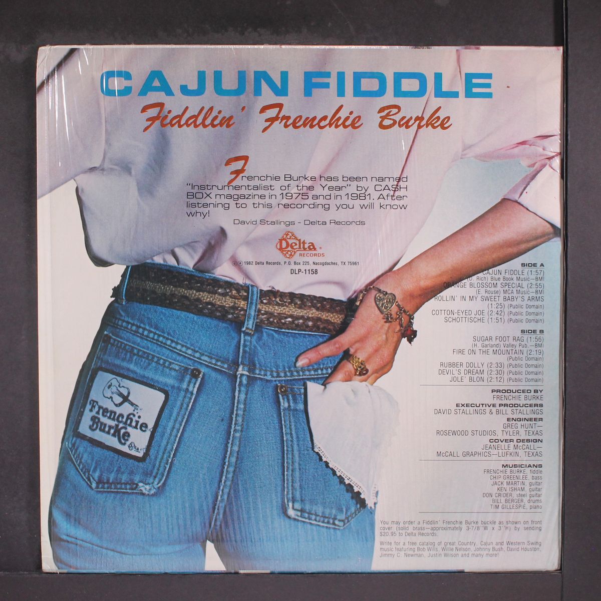 cajun fiddle by FIDDLIN' FRENCHIE BURKE