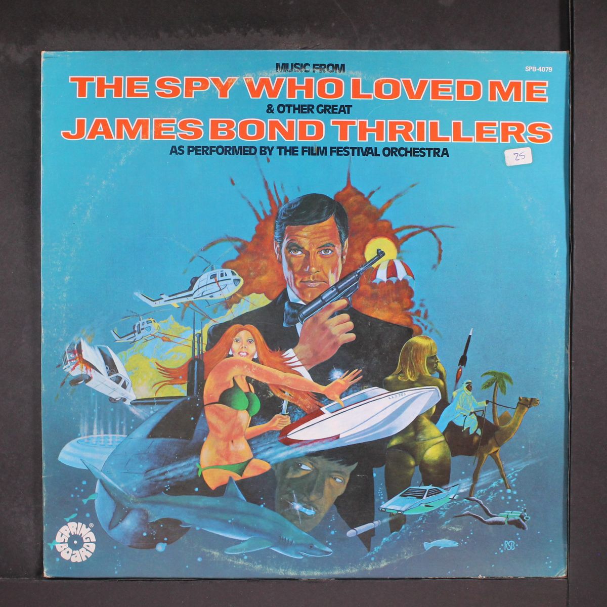 music from the spy who loved me & other great james bond thrillers by FILM FESTIVAL ORCHESTRA