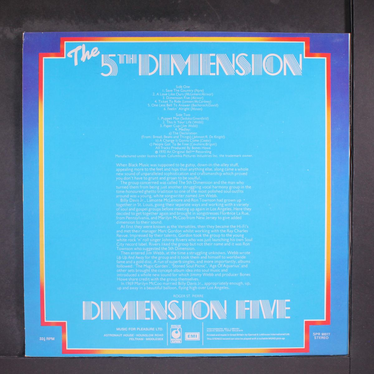 dimension five by 5TH DIMENSION
