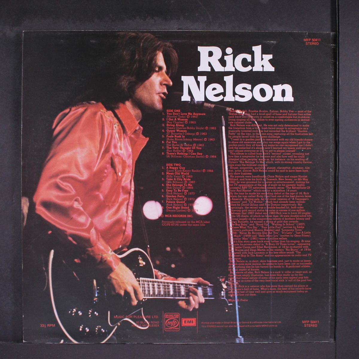 singles album by RICK NELSON