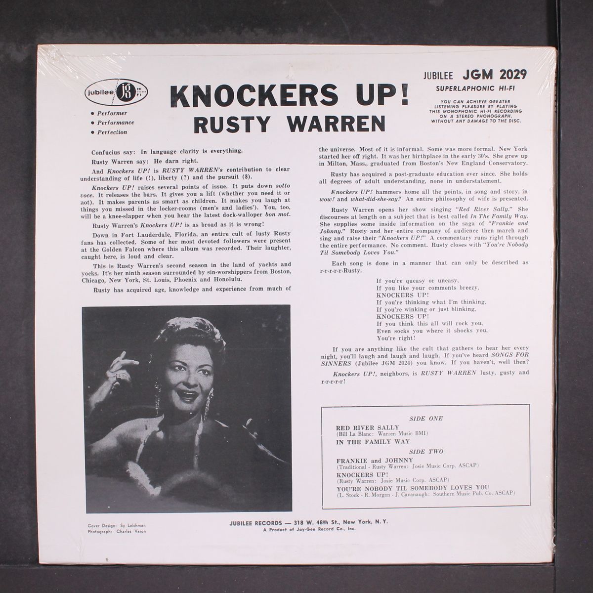 knockers up! by RUSTY WARREN