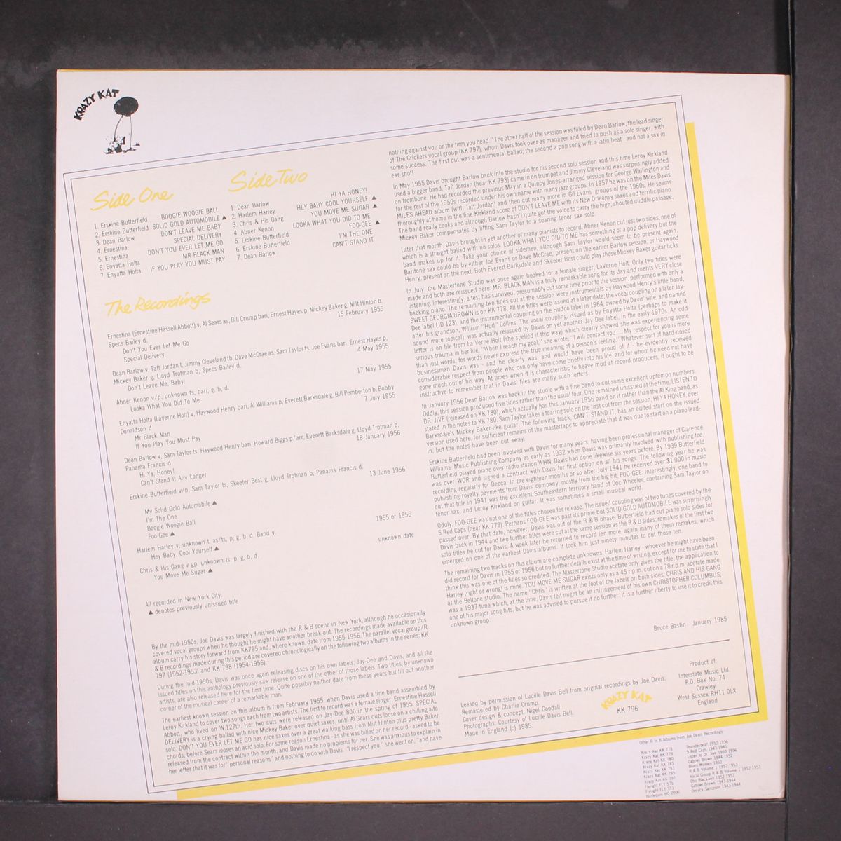 r 'n b from joe davis, vol. 2 by VARIOUS