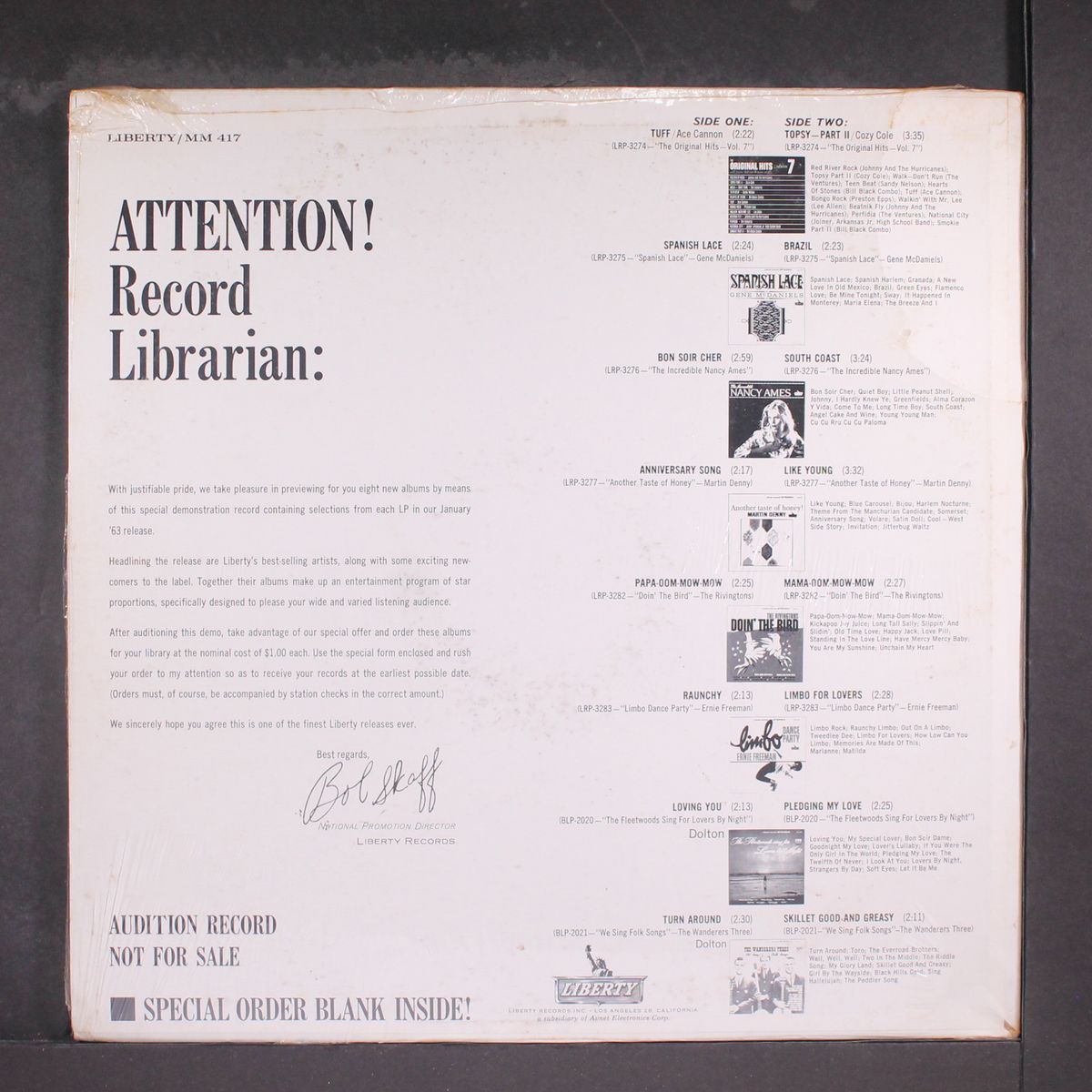 spin time with liberty (jan '63 releases) by VARIOUS