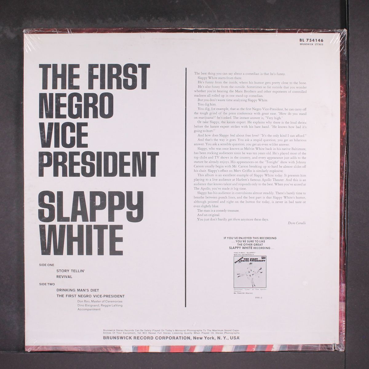 the first negro vice president by SLAPPY WHITE