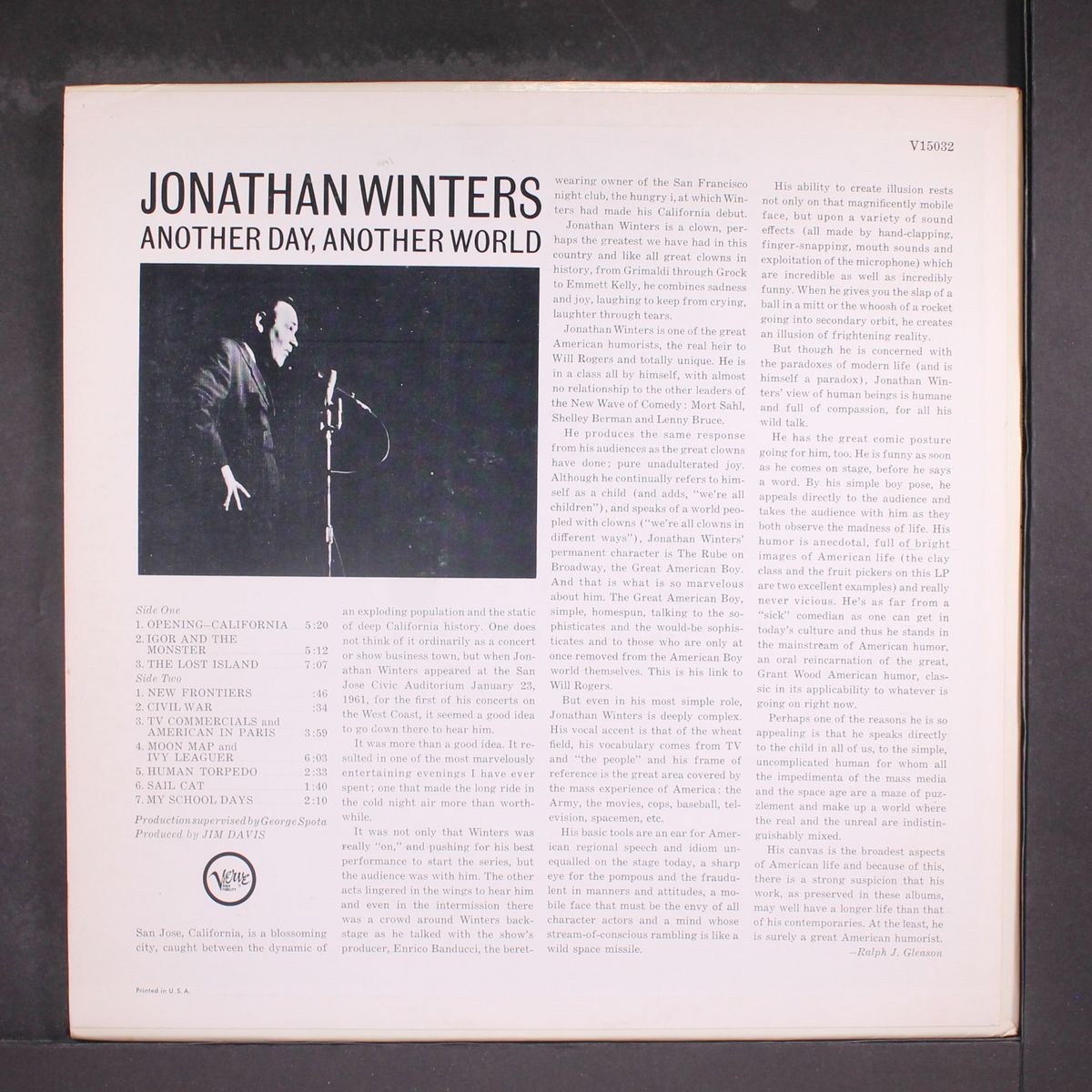 another day, another world by JONATHAN WINTERS