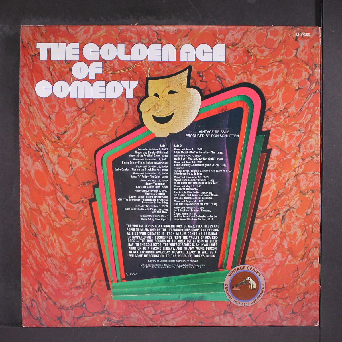 the golden age of comedy by VARIOUS