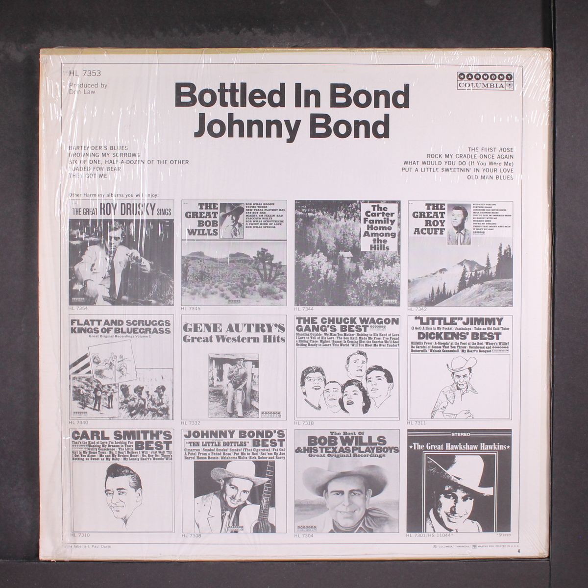 bottled in bond by JOHNNY BOND