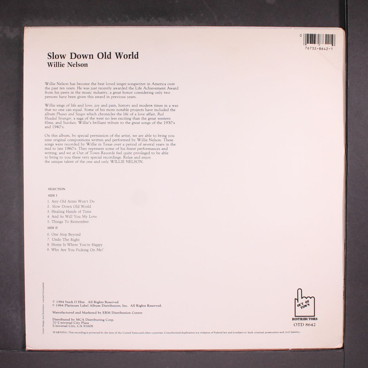 slow down old world by WILLIE NELSON