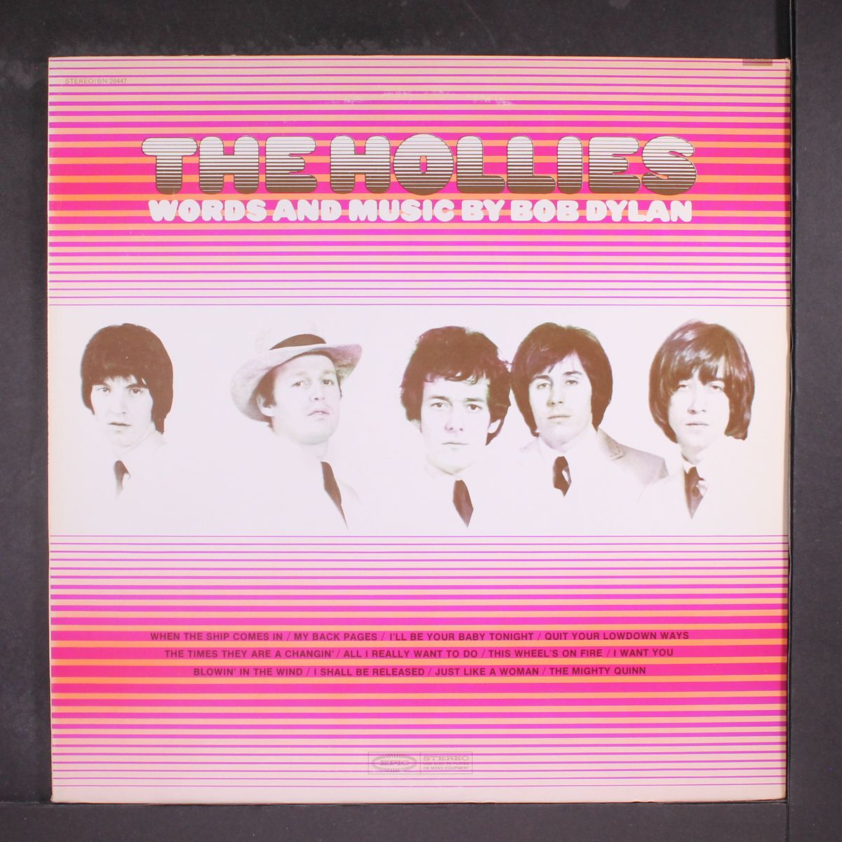 words and music by bob dylan by HOLLIES