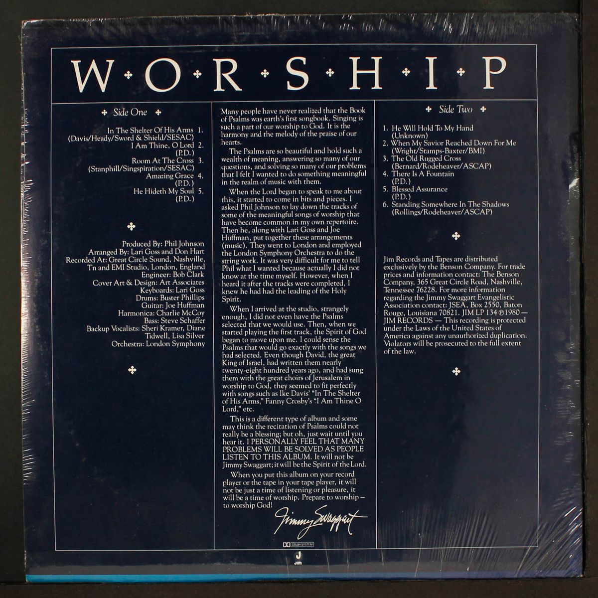 worship by JIMMY SWAGGART