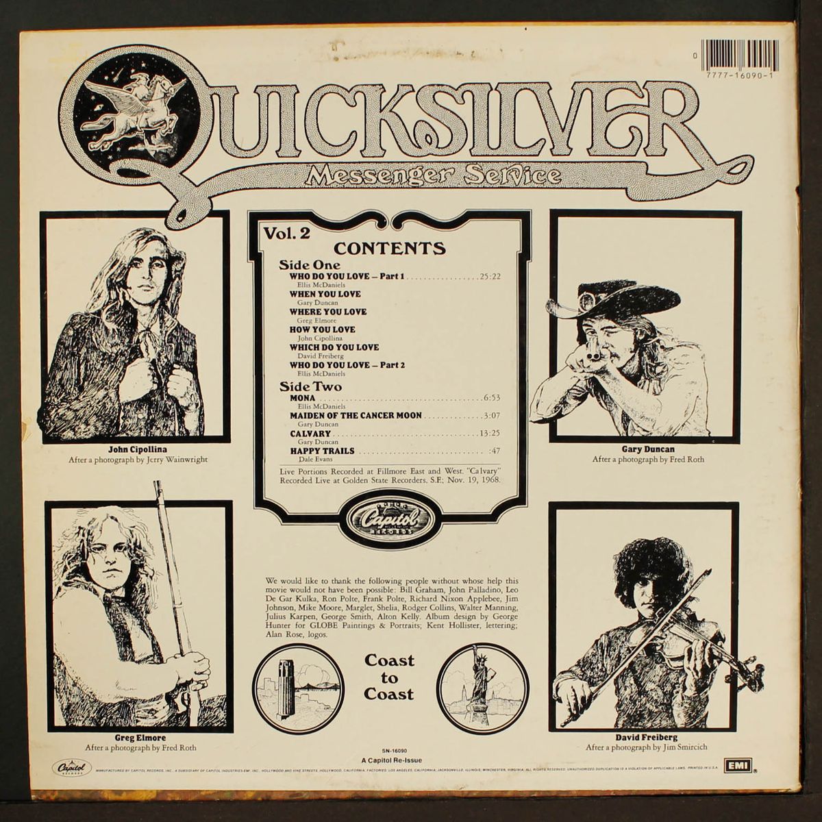 happy trails by QUICKSILVER MESSENGER SERVICE