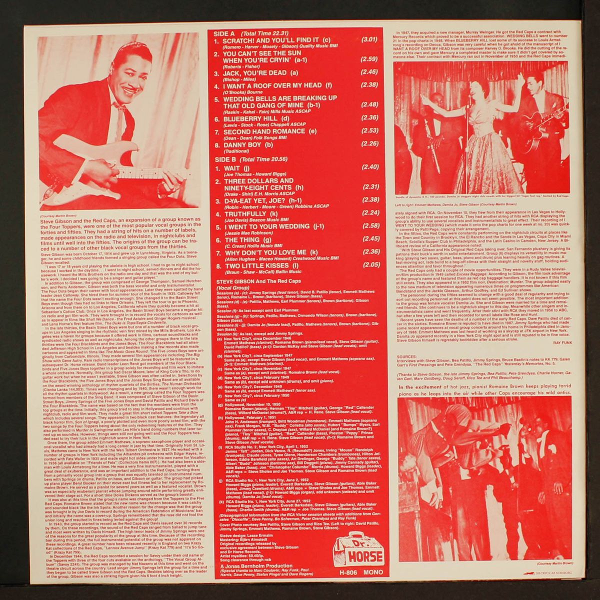 blueberry hill by STEVE GIBSON & RED CAPS