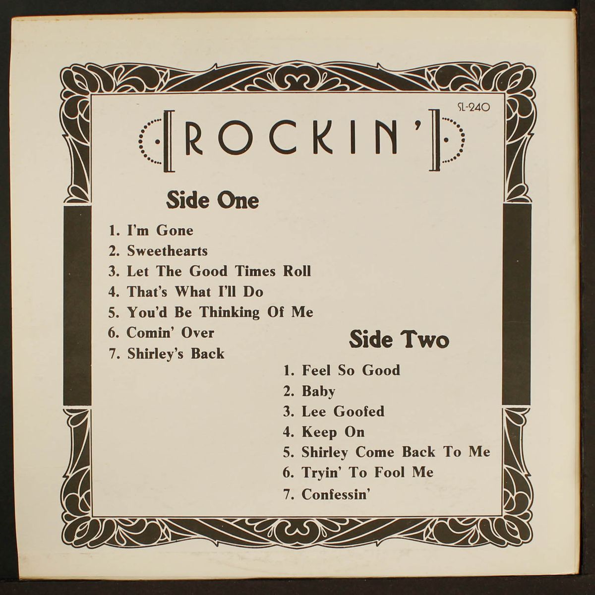 rockin' with by SHIRLEY & LEE