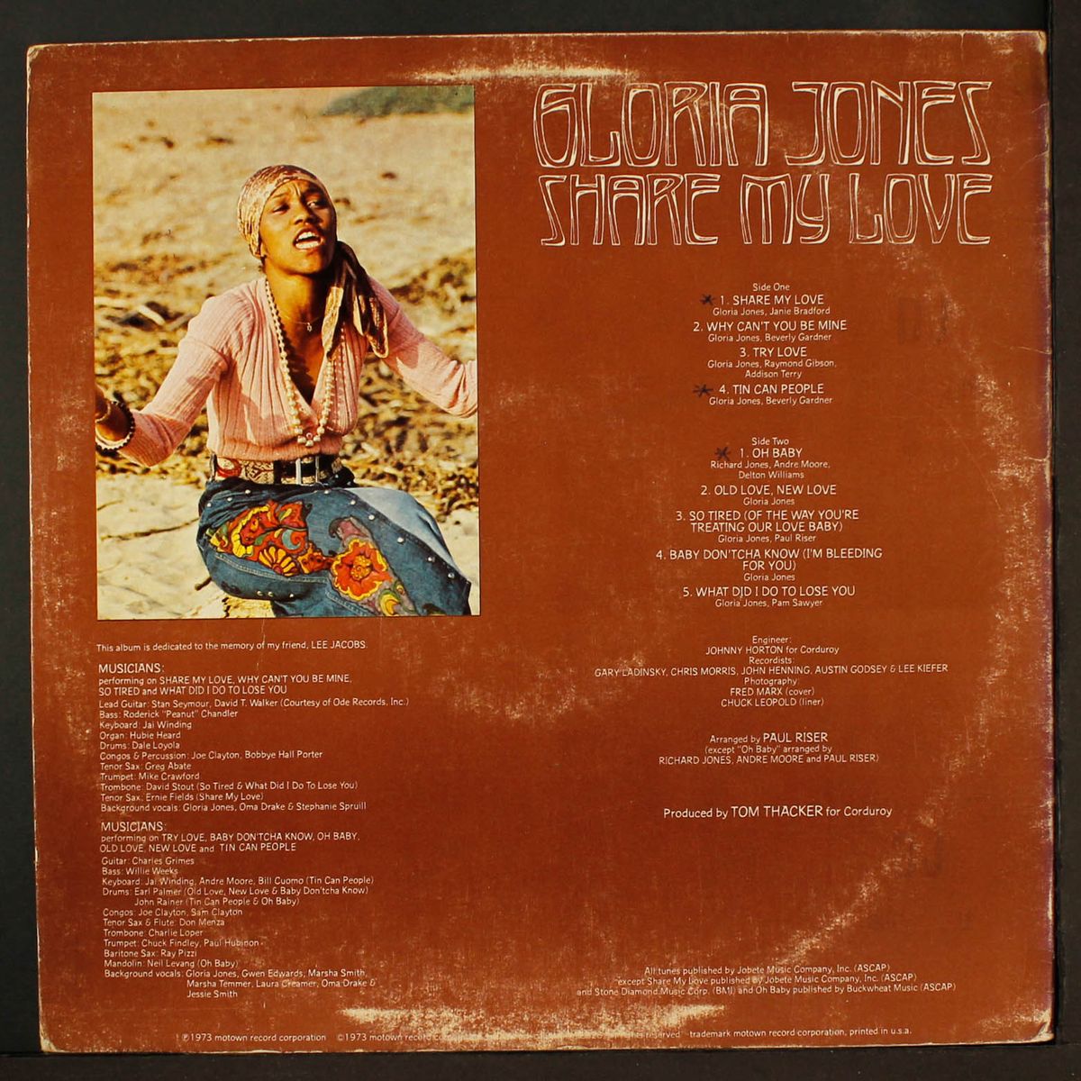 share my love by GLORIA JONES