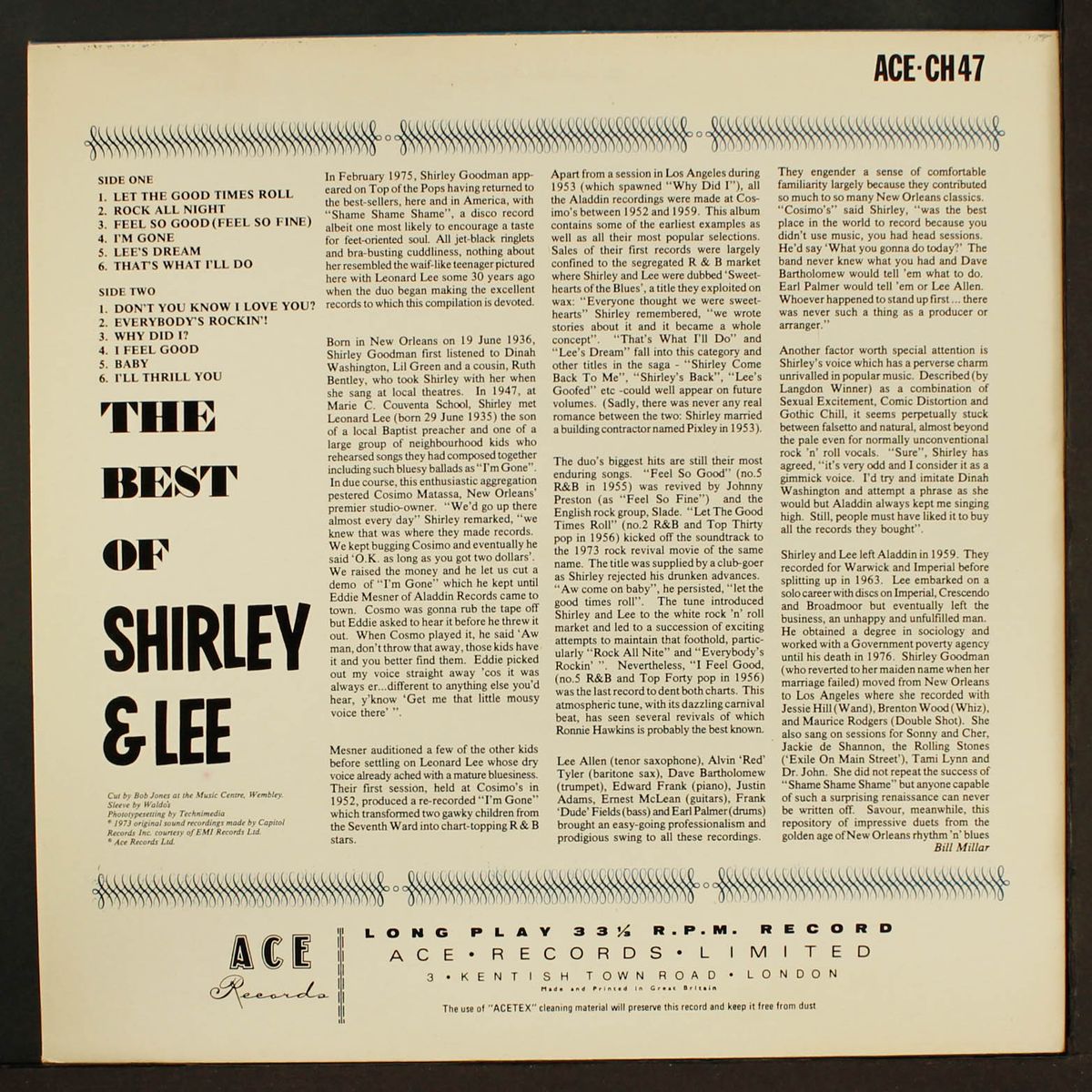 best of shirley & lee by SHIRLEY & LEE