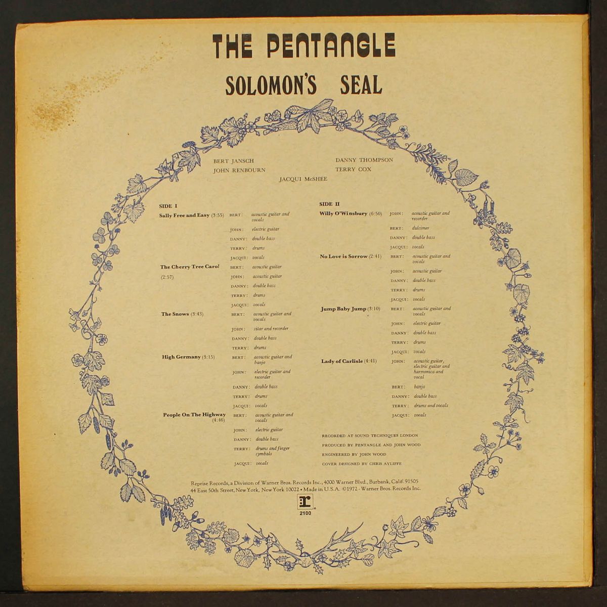 solomon's seal by PENTANGLE