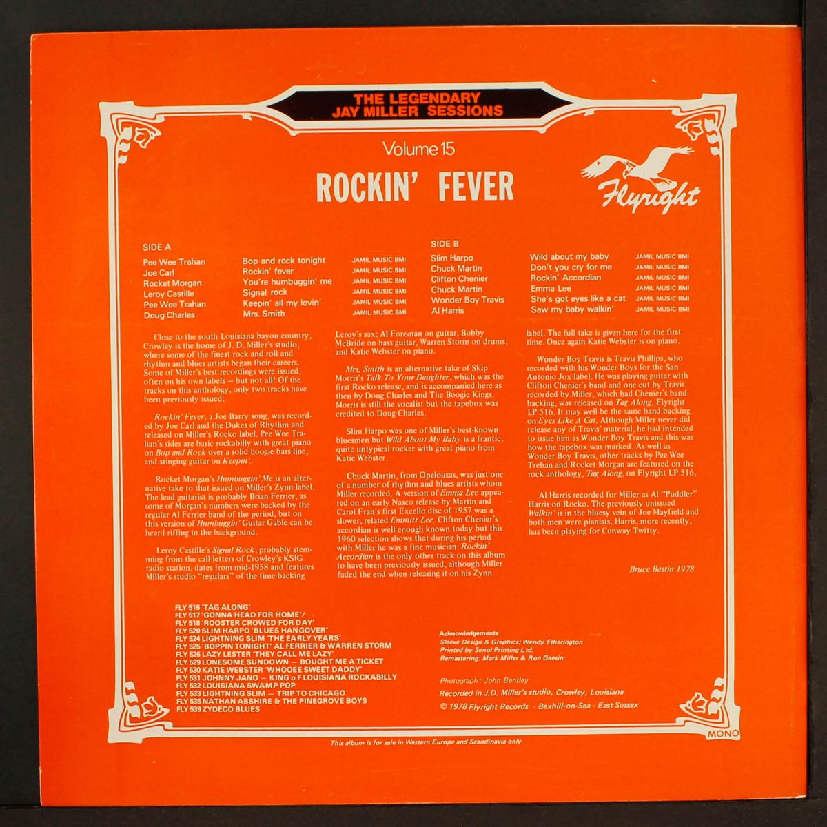 the legendary jay miller sessions, vol. 15; rockin' fever by VARIOUS