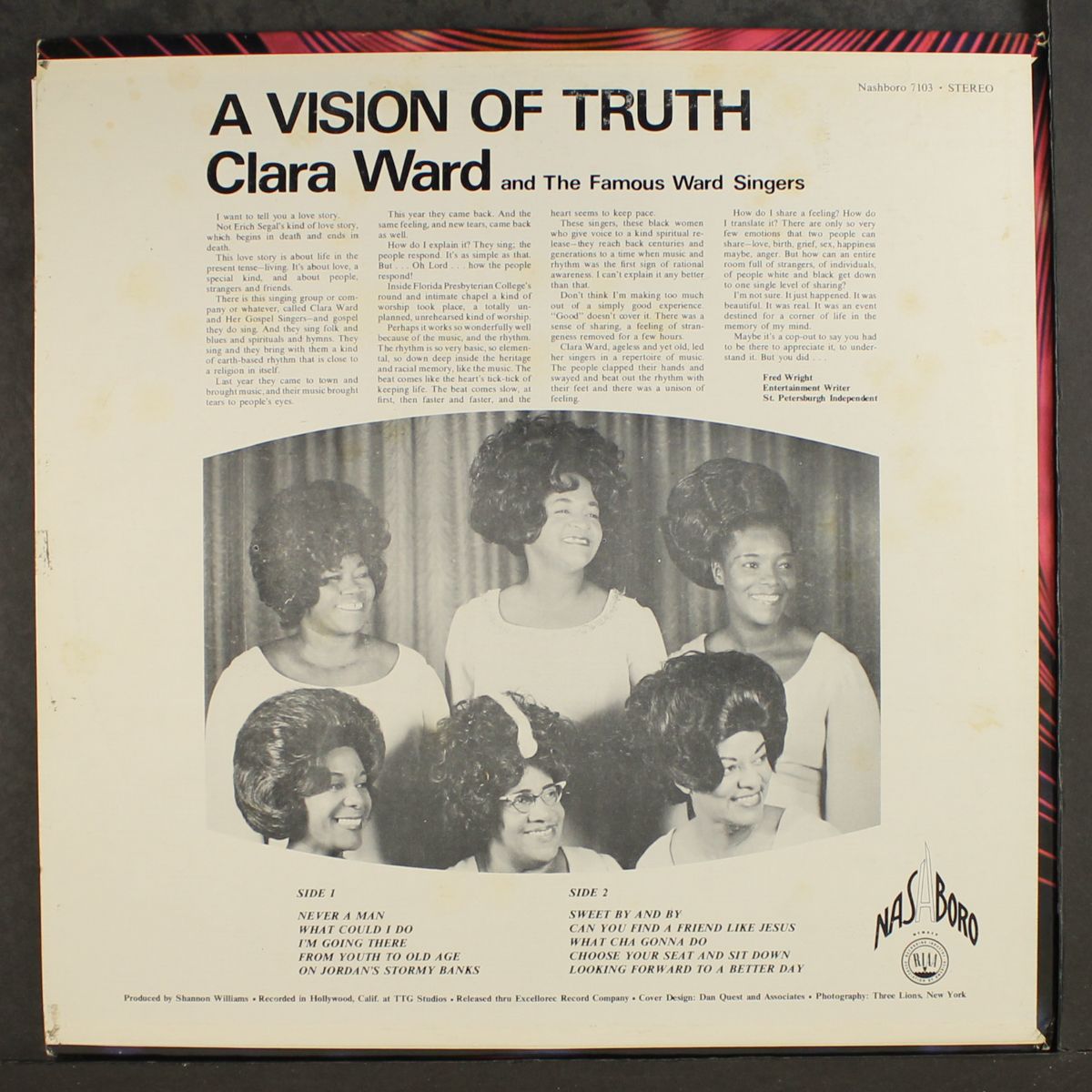 a vision of truth by CLARA WARD