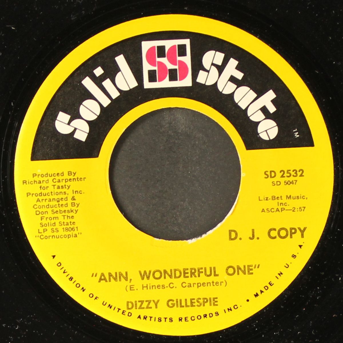 the windmills of your mind / ann, wonderful one by DIZZY GILLESPIE