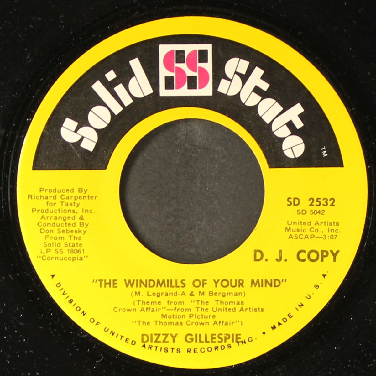 the windmills of your mind / ann, wonderful one by DIZZY GILLESPIE