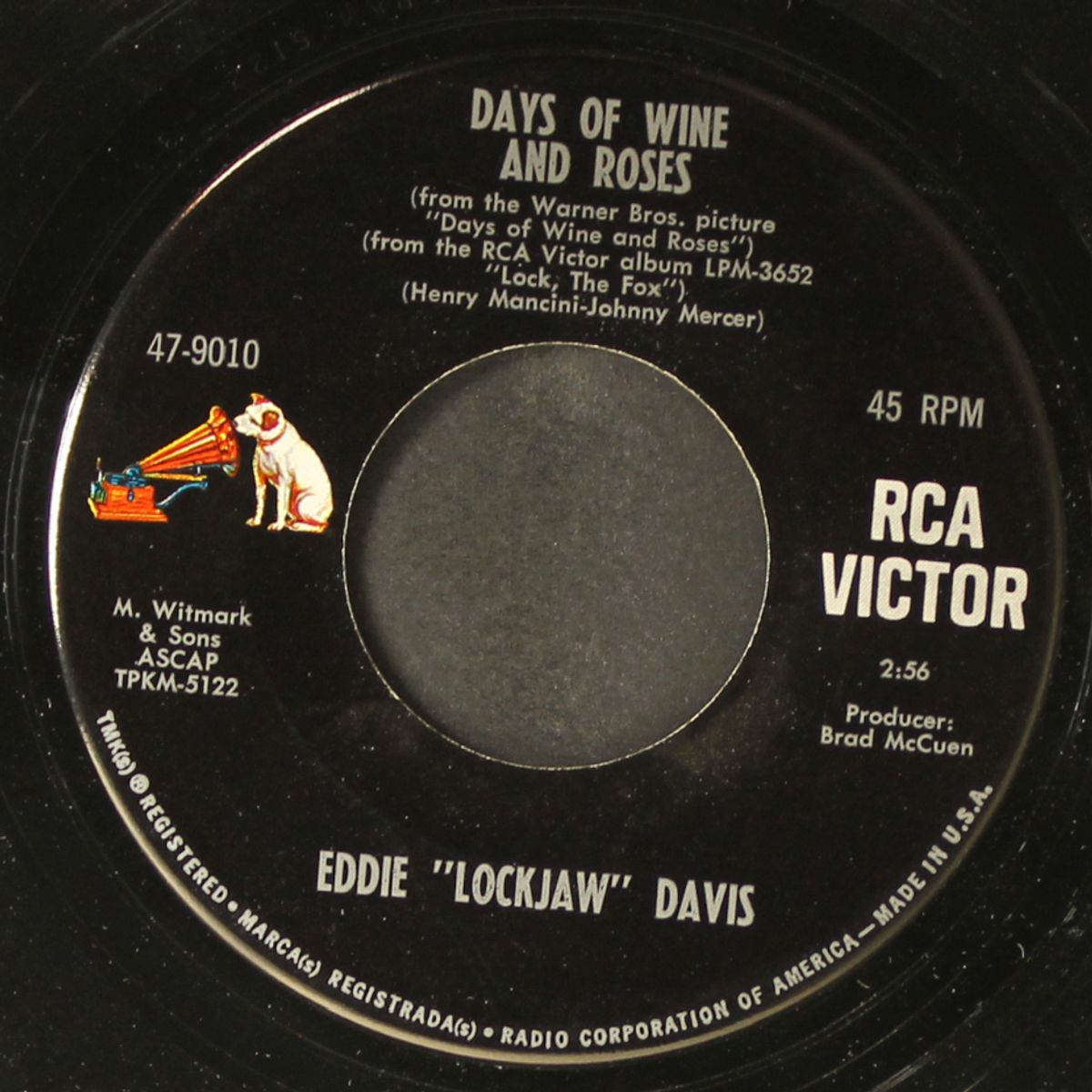 speak low / days of wine and roses by EDDIE "LOCKJAW" DAVIS