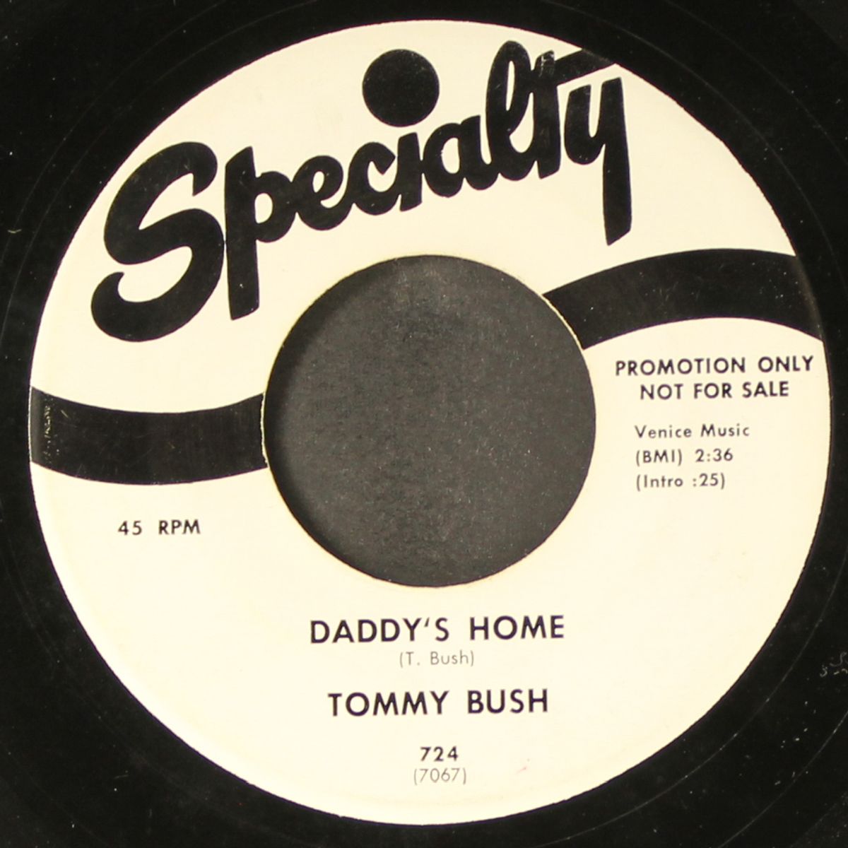 stop and think! / daddy's home by TOMMY BUSH