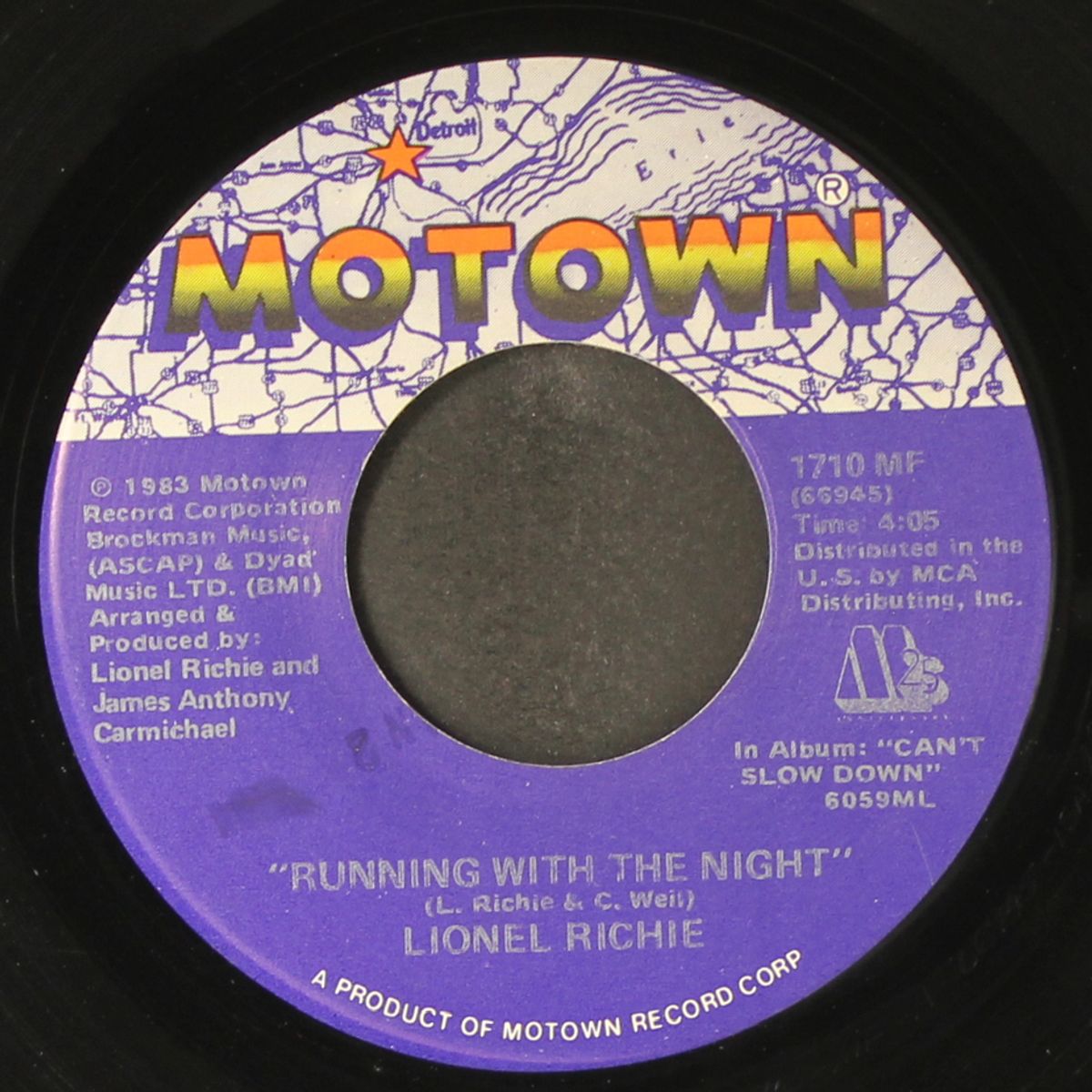 running with the night / serves you right by LIONEL RICHIE