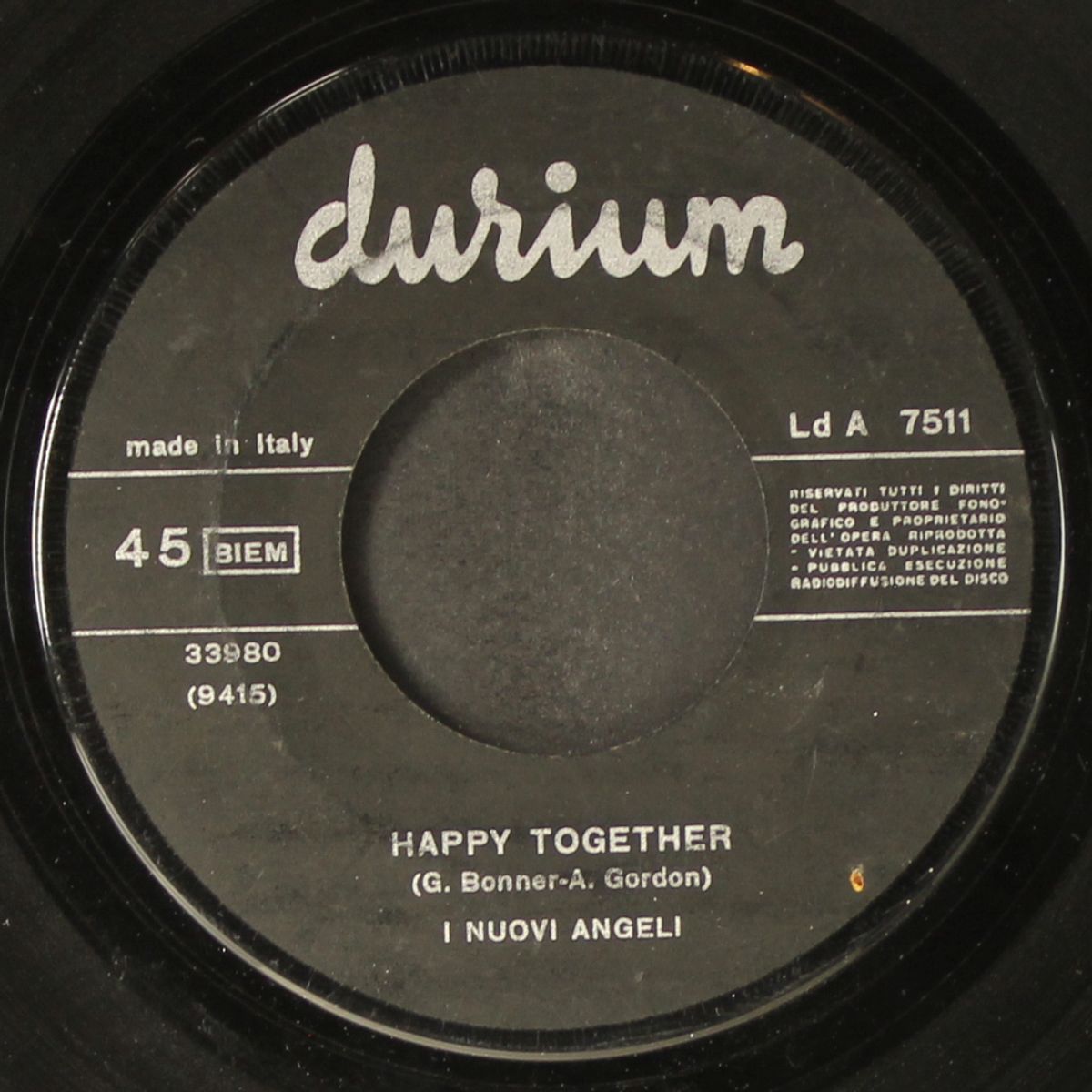 happy together / lonely street by I NUOVI ANGELI