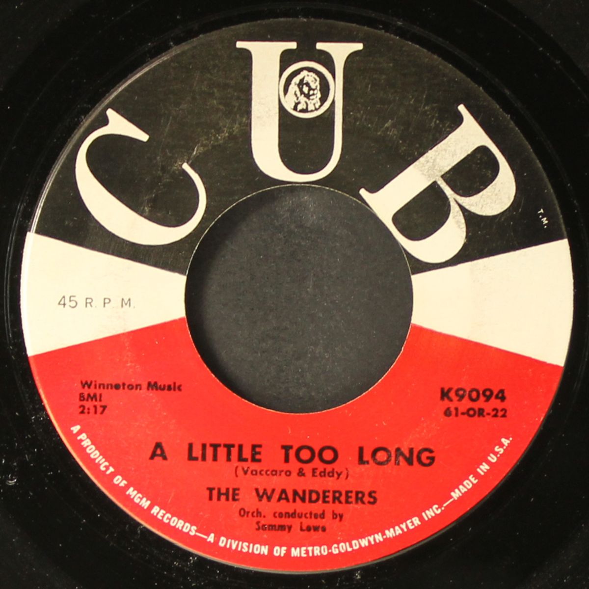 a little too long / i'll never smile again by WANDERERS