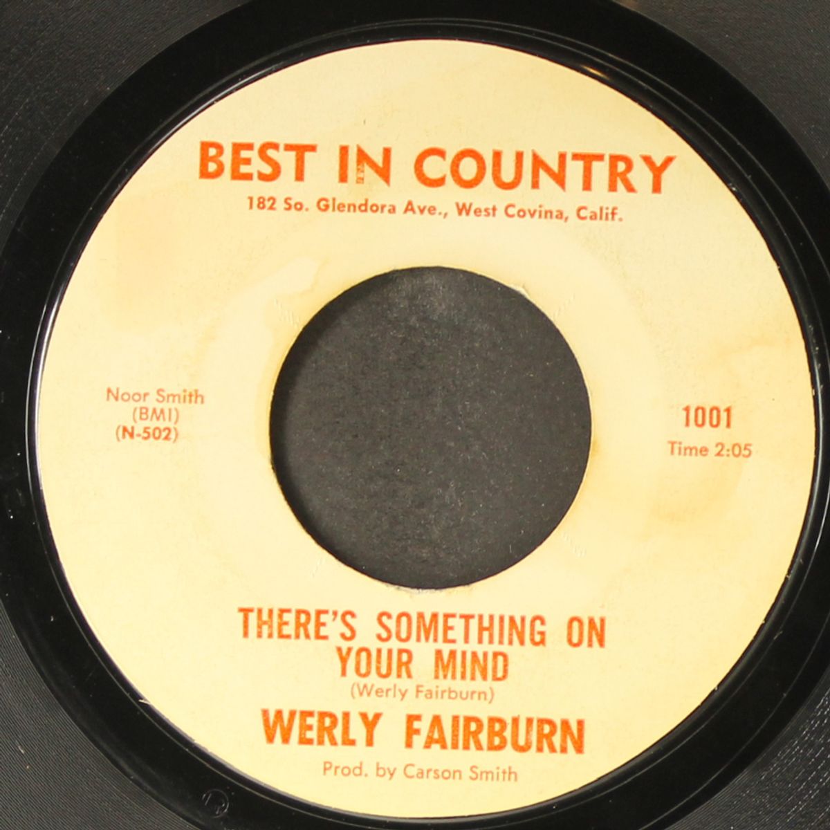 my crazy world / there's something on your mind by WERLY FAIRBURN