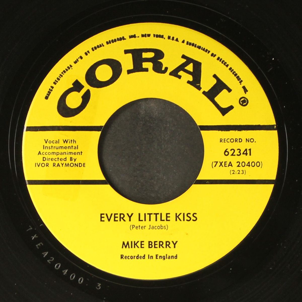 tribute to buddy holly / every little kiss by MIKE BERRY & OUTLAWS