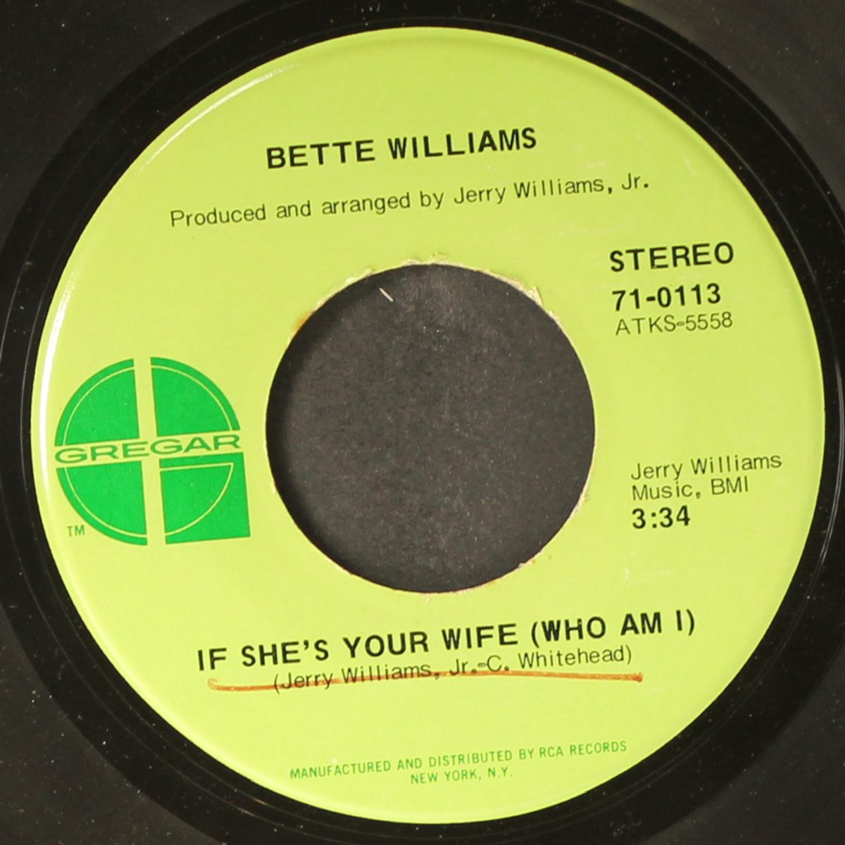if she's your wife / if you get him by BETTE WILLIAMS