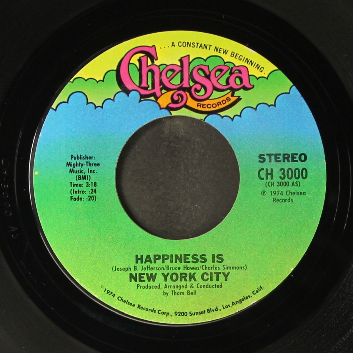 happiness is / darling take me back by NEW YORK CITY
