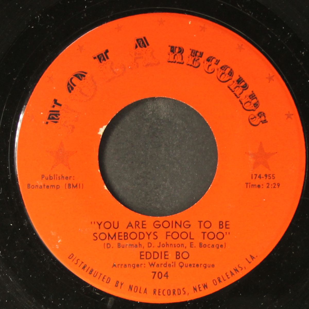 you are going to be somebodys fool too / a heap see by EDDIE BO