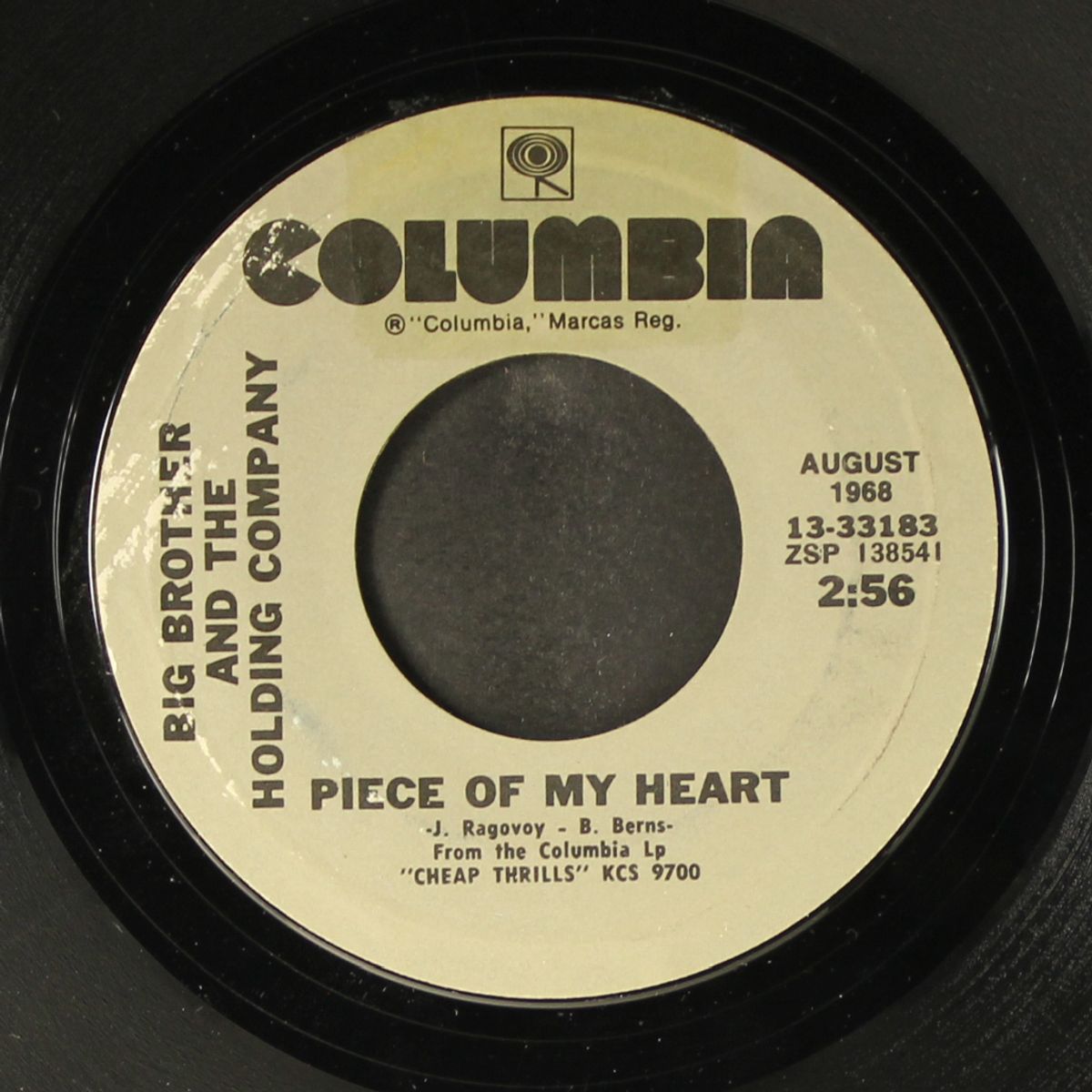 kozmic blues / piece of my heart by JANIS JOPLIN / BIG BROTHER & HOLDING COMPANY