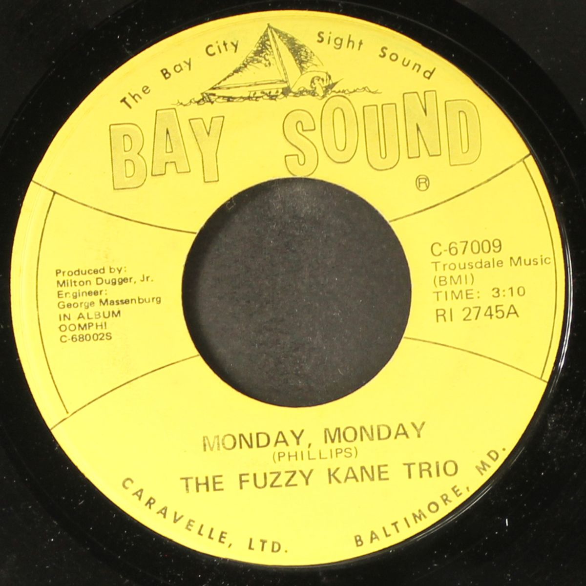 monday, monday by FUZZY KANE TRIO