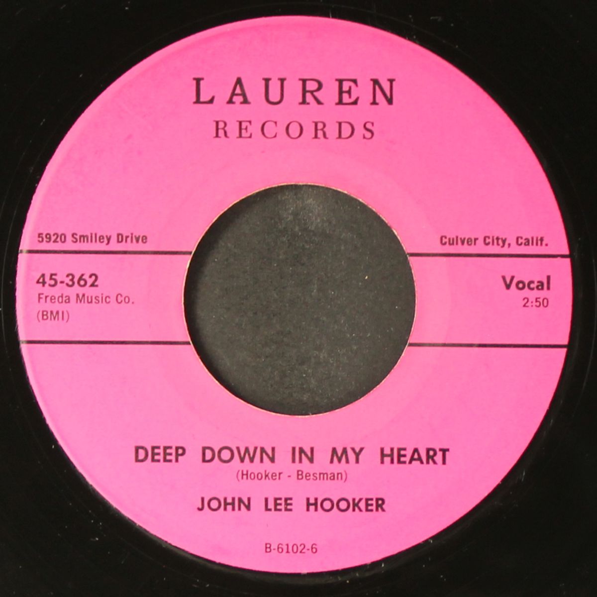 lost my job / deep down in my heart by JOHN LEE HOOKER