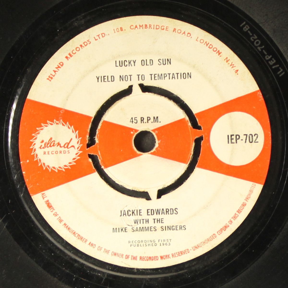 lucky old sun, yield not to temptation / the lord is my shepherd, i'll by JACKIE EDWARDS