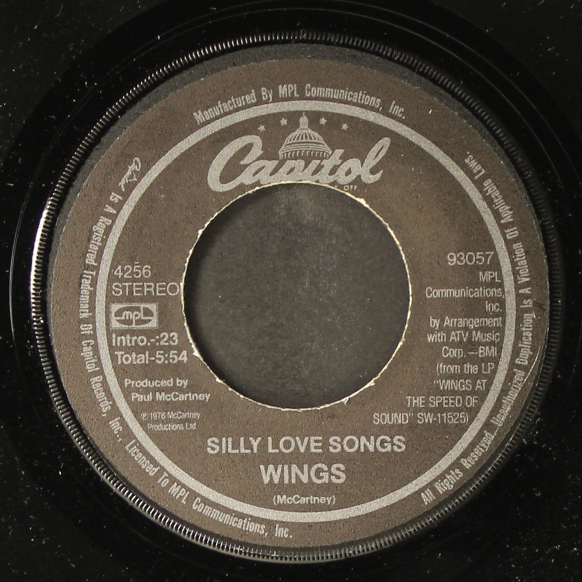 silly love songs / cook of the house by PAUL MCCARTNEY & WINGS