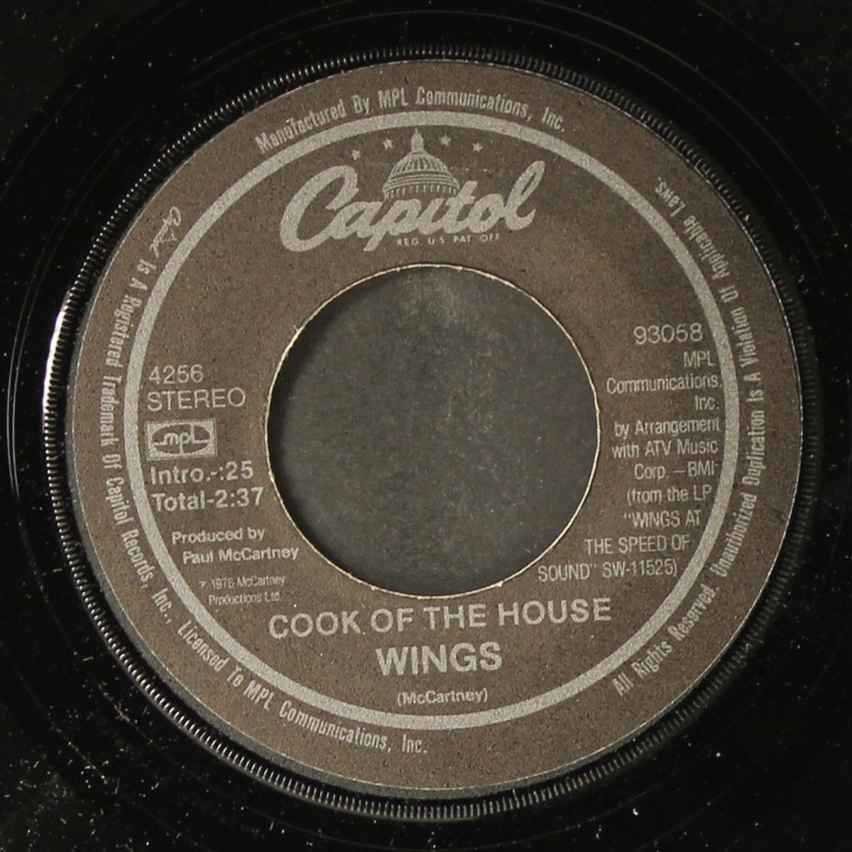 silly love songs / cook of the house by PAUL MCCARTNEY & WINGS