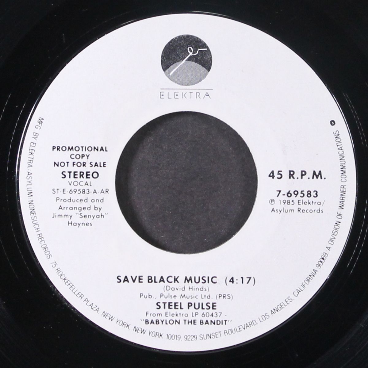 save black music / same by STEEL PULSE