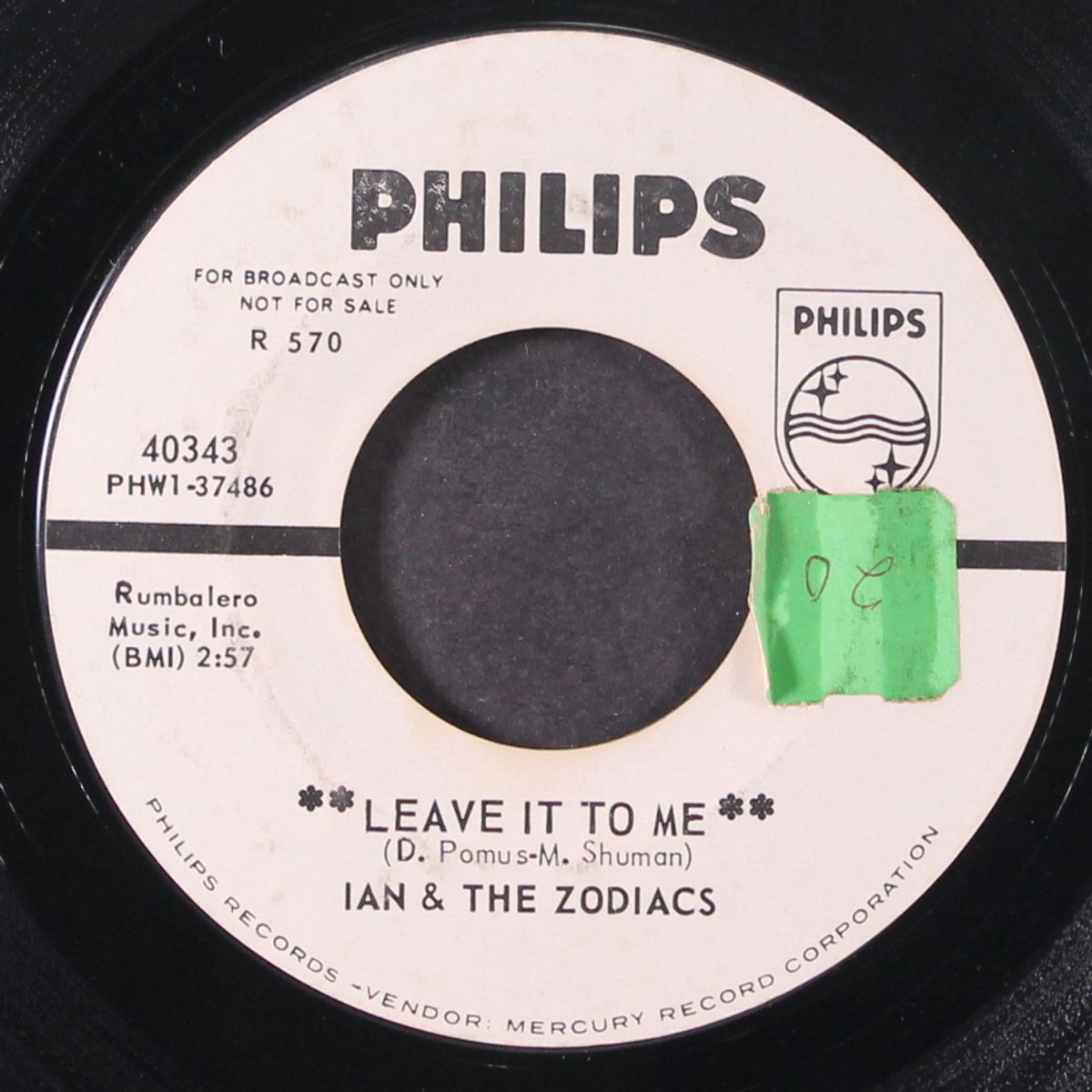 leave it to me / why can't it be me by IAN & THE ZODIACS
