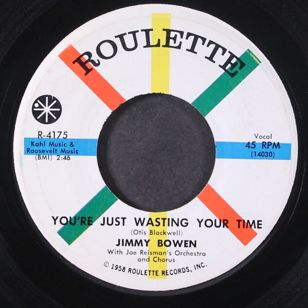 walkin' on air / you're just wasting your time by JIMMY BOWEN