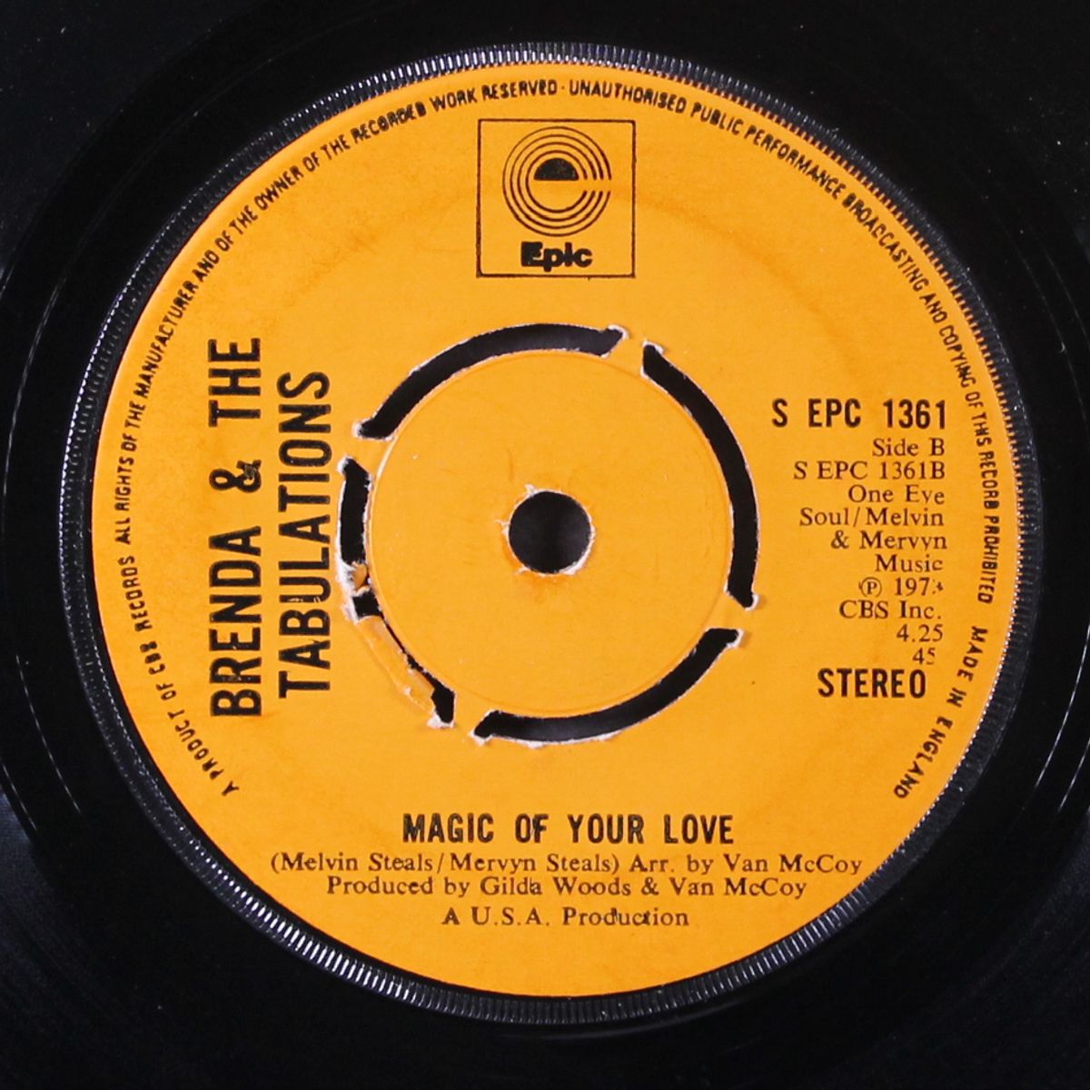 one girl too late / magic of your love by BRENDA & TABULATIONS