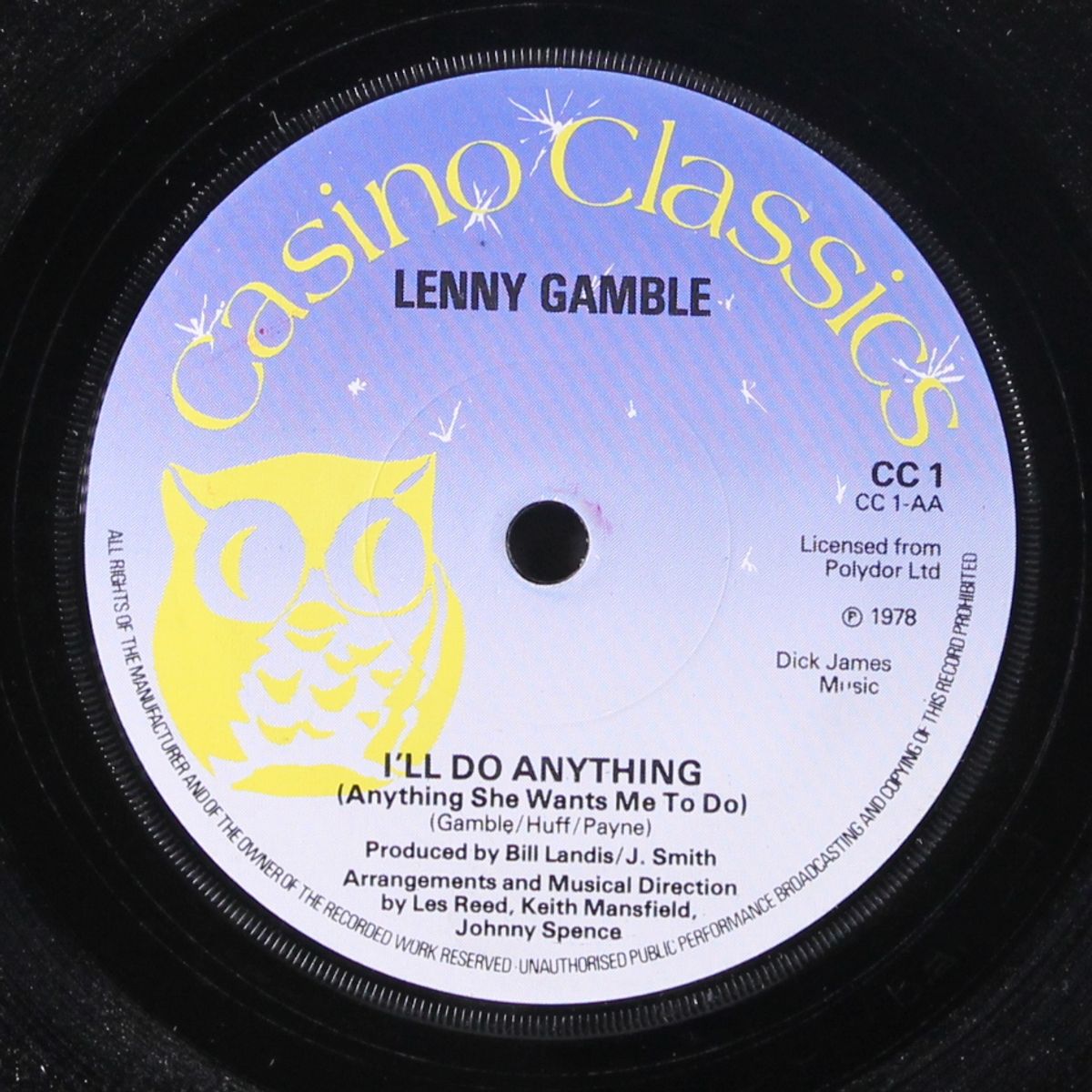 little darling / i'll do anything by FLIRTATIONS / LENNY GAMBLE