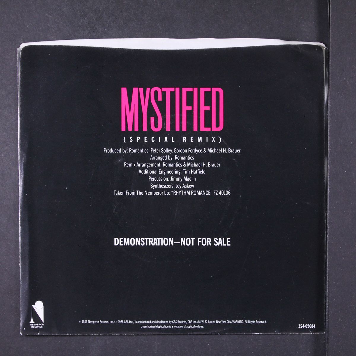 mystified by ROMANTICS