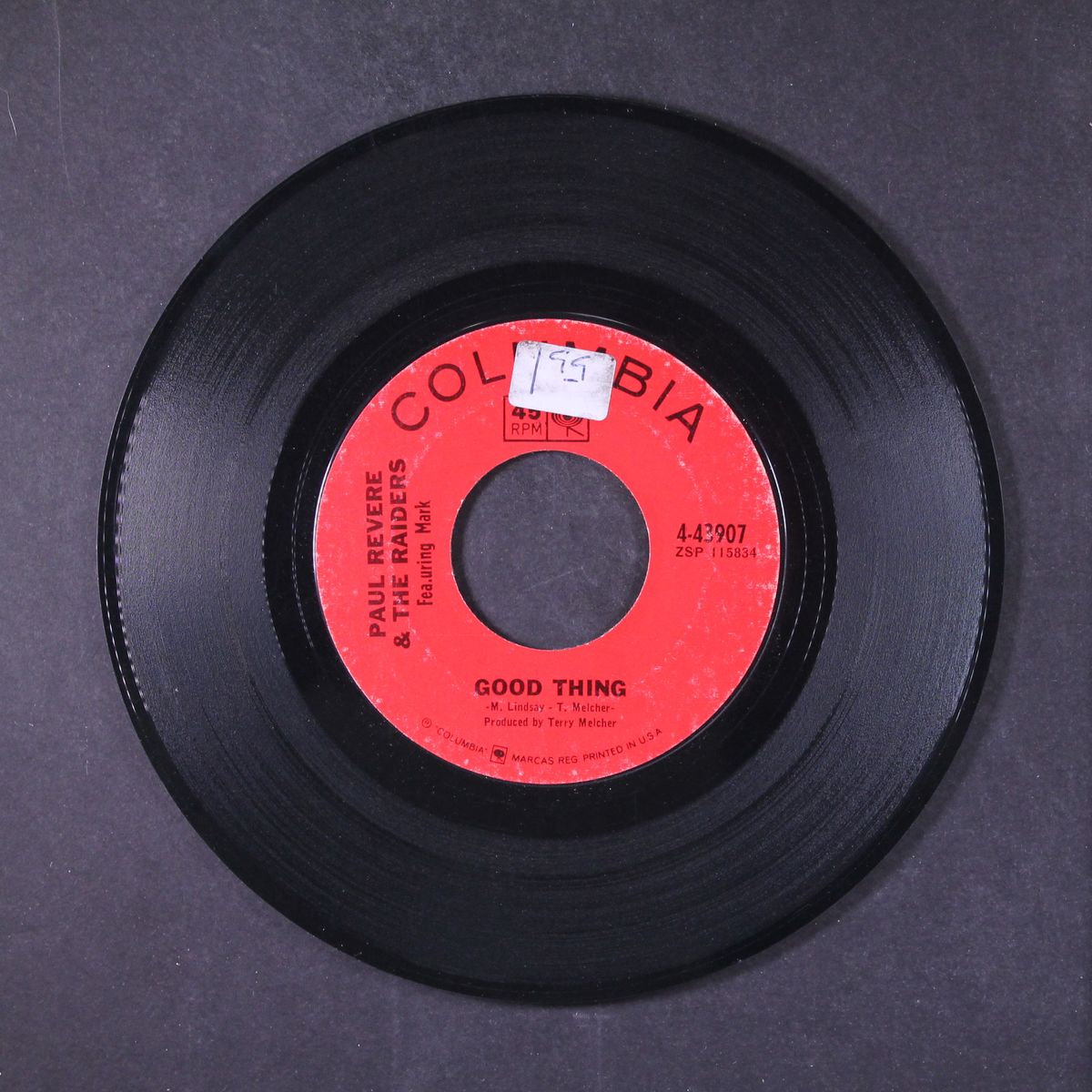 good thing / undecided man by PAUL REVERE & RAIDERS