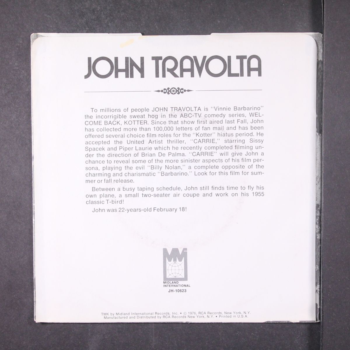 let her in by JOHN TRAVOLTA